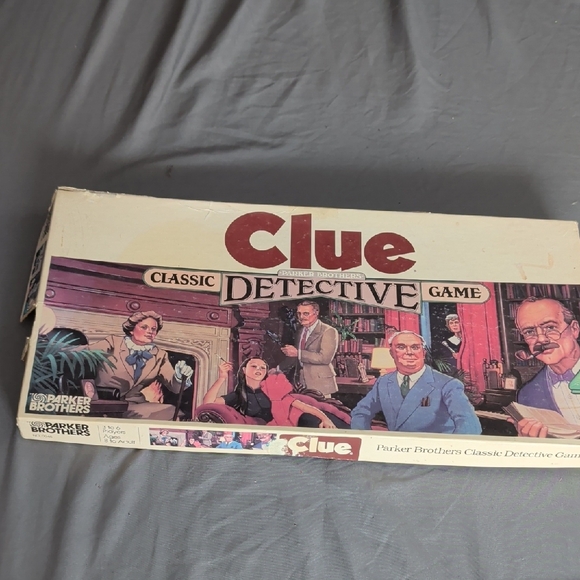 Board Game - Classic Mystery with Green Board Vintage 1986 - Picture 3 of 4